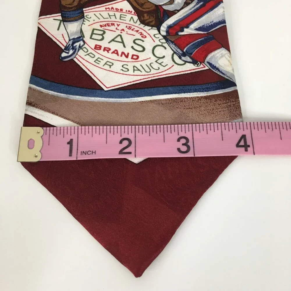 Tabasco Vintage Football Americana Heritage USA‎ Silk Necktie Logo 56